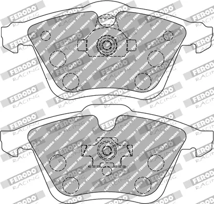 Bremsbelagsatz, Scheibenbremse FERODO RACING FCP1765H