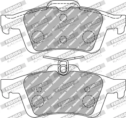 Bremsbelagsatz, Scheibenbremse FERODO RACING FCP1931H