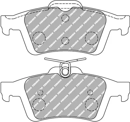 Bremsbelagsatz, Scheibenbremse FERODO RACING FCP1931H