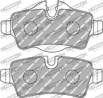 Bremsbelagsatz, Scheibenbremse Hinterachse FERODO RACING FCP1975H Bild Bremsbelagsatz, Scheibenbremse Hinterachse FERODO RACING FCP1975H