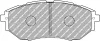 Bremsbelagsatz, Scheibenbremse Vorderachse FERODO RACING FCP1984H Bild Bremsbelagsatz, Scheibenbremse Vorderachse FERODO RACING FCP1984H