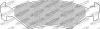 Bremsbelagsatz, Scheibenbremse FERODO RACING FCP206H