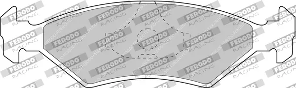 Bremsbelagsatz, Scheibenbremse FERODO RACING FCP206R