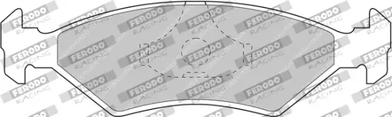 Bremsbelagsatz, Scheibenbremse FERODO RACING FCP206R Bild Bremsbelagsatz, Scheibenbremse FERODO RACING FCP206R