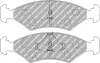 Bremsbelagsatz, Scheibenbremse FERODO RACING FCP206R Bild Bremsbelagsatz, Scheibenbremse FERODO RACING FCP206R
