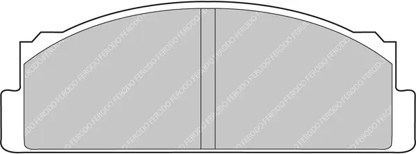 Bremsbelagsatz, Scheibenbremse FERODO RACING FCP29H
