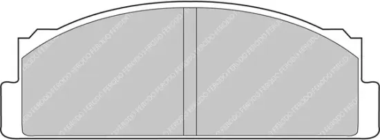 Bremsbelagsatz, Scheibenbremse FERODO RACING FCP29H Bild Bremsbelagsatz, Scheibenbremse FERODO RACING FCP29H