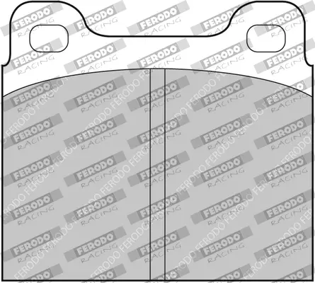 Bremsbelagsatz, Scheibenbremse FERODO RACING FCP2H