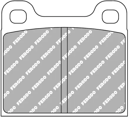 Bremsbelagsatz, Scheibenbremse FERODO RACING FCP2H Bild Bremsbelagsatz, Scheibenbremse FERODO RACING FCP2H