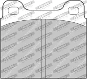 Bremsbelagsatz, Scheibenbremse FERODO RACING FCP2Z