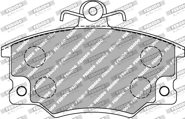 Bremsbelagsatz, Scheibenbremse FERODO RACING FCP370H