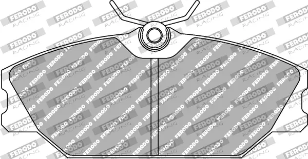 Bremsbelagsatz, Scheibenbremse Vorderachse FERODO RACING FCP406H