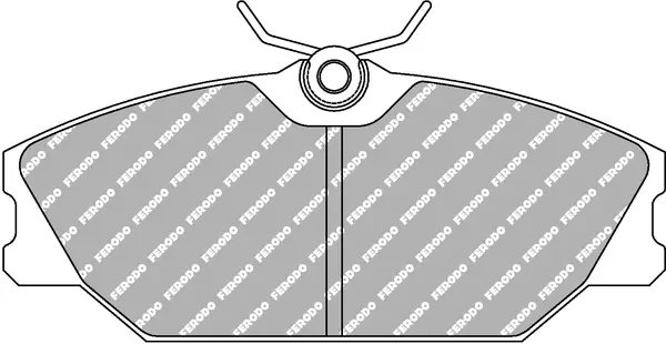 Bremsbelagsatz, Scheibenbremse Vorderachse FERODO RACING FCP406R