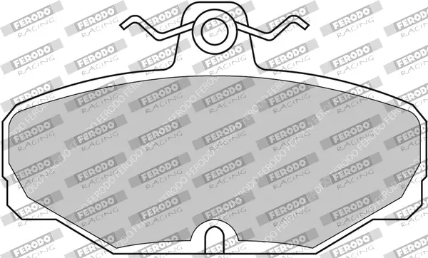 Bremsbelagsatz, Scheibenbremse FERODO RACING FCP408H