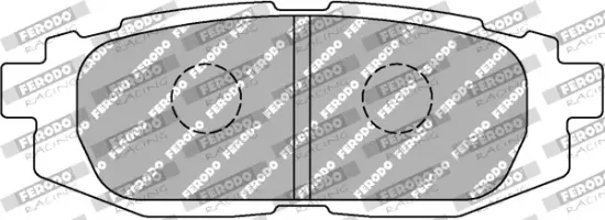 Bremsbelagsatz, Scheibenbremse FERODO RACING FCP4187H Bild Bremsbelagsatz, Scheibenbremse FERODO RACING FCP4187H