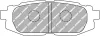 Bremsbelagsatz, Scheibenbremse FERODO RACING FCP4187H Bild Bremsbelagsatz, Scheibenbremse FERODO RACING FCP4187H