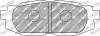 Bremsbelagsatz, Scheibenbremse FERODO RACING FCP4187W