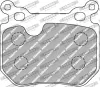 Bremsbelagsatz, Scheibenbremse FERODO RACING FCP4217H