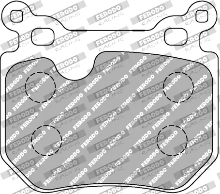 Bremsbelagsatz, Scheibenbremse FERODO RACING FCP4217H Bild Bremsbelagsatz, Scheibenbremse FERODO RACING FCP4217H