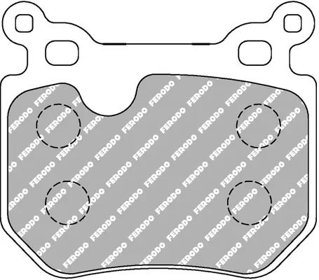 Bremsbelagsatz, Scheibenbremse FERODO RACING FCP4217H Bild Bremsbelagsatz, Scheibenbremse FERODO RACING FCP4217H