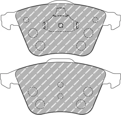 Bremsbelagsatz, Scheibenbremse Vorderachse FERODO RACING FCP4223H