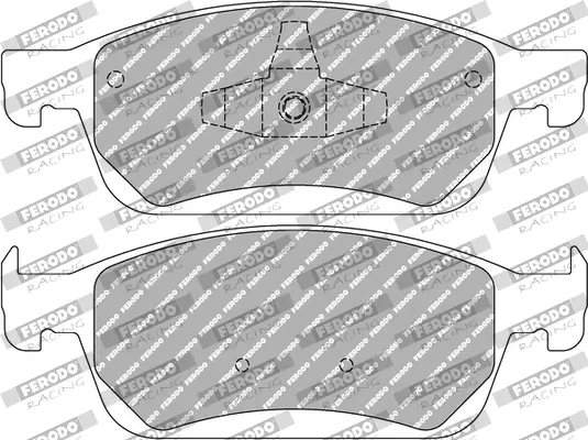 Bremsbelagsatz, Scheibenbremse Vorderachse FERODO RACING FCP4416H