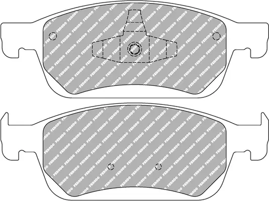 Bremsbelagsatz, Scheibenbremse Vorderachse FERODO RACING FCP4416H