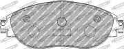 Bremsbelagsatz, Scheibenbremse FERODO RACING FCP4425H