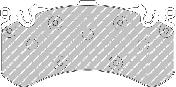 Bremsbelagsatz, Scheibenbremse FERODO RACING FCP4468H