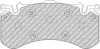 Bremsbelagsatz, Scheibenbremse FERODO RACING FCP4468H
