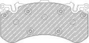 Bremsbelagsatz, Scheibenbremse FERODO RACING FCP4468H