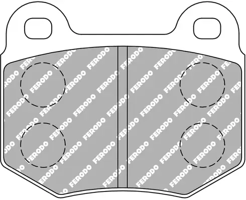 Bremsbelagsatz, Scheibenbremse Vorderachse FERODO RACING FCP448H