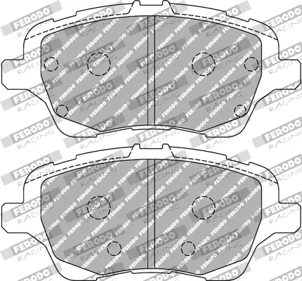 Bremsbelagsatz, Scheibenbremse Vorderachse FERODO RACING FCP4612H