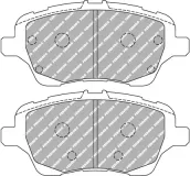Bremsbelagsatz, Scheibenbremse Vorderachse FERODO RACING FCP4612H