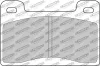 Bremsbelagsatz, Scheibenbremse Vorderachse FERODO RACING FCP461H