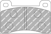 Bremsbelagsatz, Scheibenbremse Vorderachse FERODO RACING FCP461R