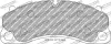 Bremsbelagsatz, Scheibenbremse Vorderachse FERODO RACING FCP4664H