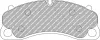 Bremsbelagsatz, Scheibenbremse Vorderachse FERODO RACING FCP4664H