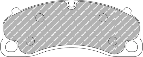 Bremsbelagsatz, Scheibenbremse Vorderachse FERODO RACING FCP4664H Bild Bremsbelagsatz, Scheibenbremse Vorderachse FERODO RACING FCP4664H
