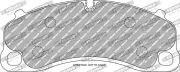 Bremsbelagsatz, Scheibenbremse Vorderachse FERODO RACING FCP4664W