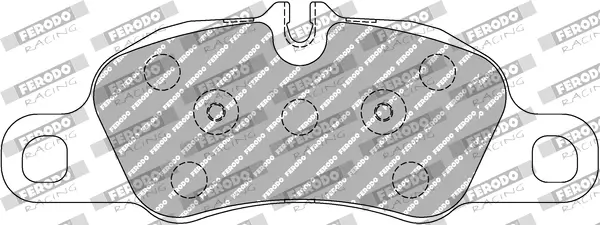 Bremsbelagsatz, Scheibenbremse Vorderachse FERODO RACING FCP4805H