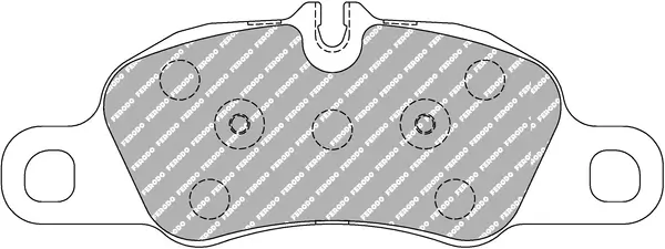 Bremsbelagsatz, Scheibenbremse Vorderachse FERODO RACING FCP4805H