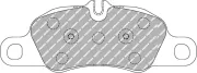 Bremsbelagsatz, Scheibenbremse Vorderachse FERODO RACING FCP4805H