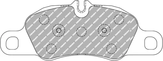 Bremsbelagsatz, Scheibenbremse Vorderachse FERODO RACING FCP4805W Bild Bremsbelagsatz, Scheibenbremse Vorderachse FERODO RACING FCP4805W