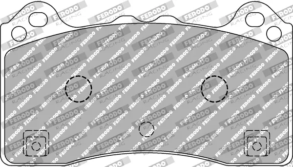 Bremsbelagsatz, Scheibenbremse FERODO RACING FCP4830H