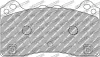 Bremsbelagsatz, Scheibenbremse FERODO RACING FCP4830H