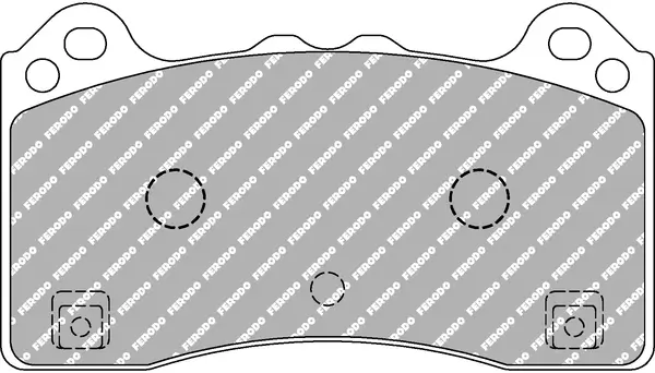 Bremsbelagsatz, Scheibenbremse Vorderachse FERODO RACING FCP4830H