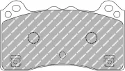 Bremsbelagsatz, Scheibenbremse Vorderachse FERODO RACING FCP4830H