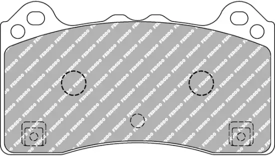 Bremsbelagsatz, Scheibenbremse Vorderachse FERODO RACING FCP4830H Bild Bremsbelagsatz, Scheibenbremse Vorderachse FERODO RACING FCP4830H