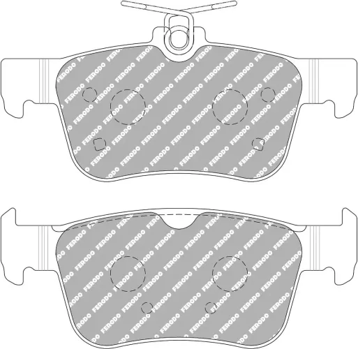 Bremsbelagsatz, Scheibenbremse Hinterachse FERODO RACING FCP5086W Bild Bremsbelagsatz, Scheibenbremse Hinterachse FERODO RACING FCP5086W